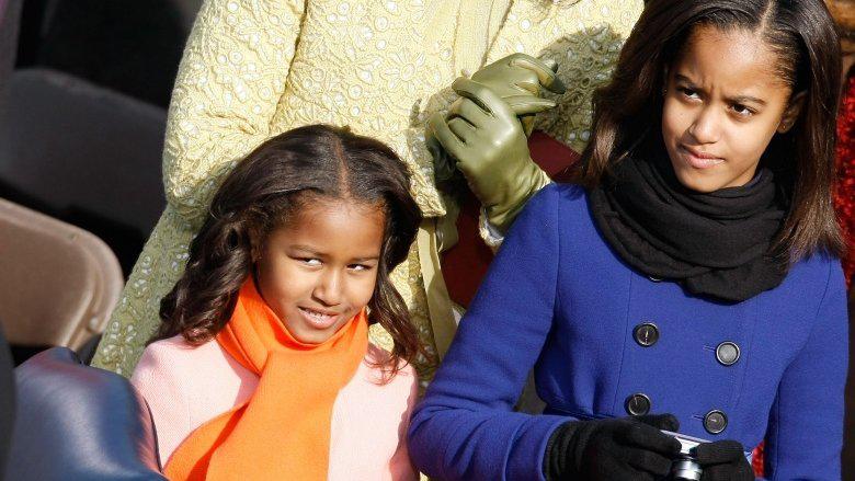 The Obama sisters made a colorful crew on Inauguration Day 2