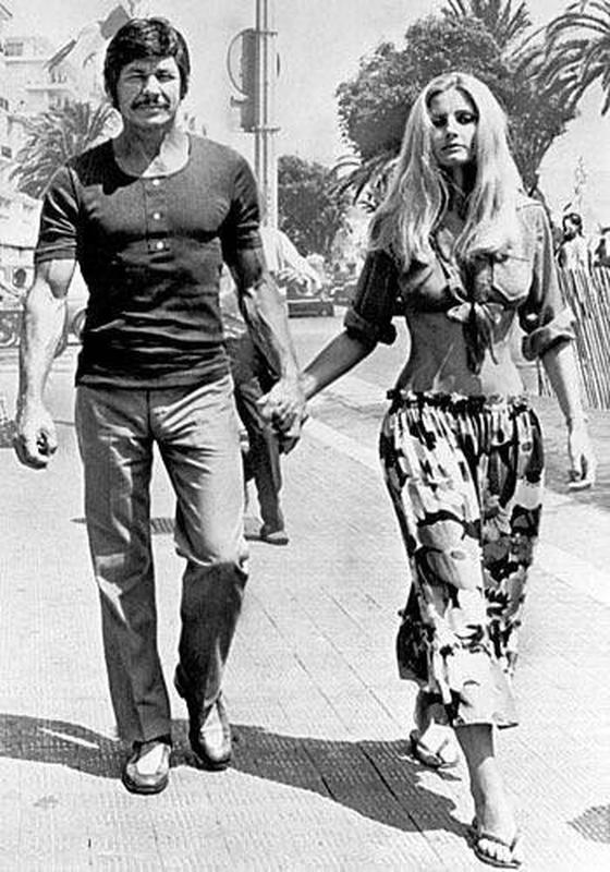 A buff Charles Bronson and his beautiful wife, Jill Ireland - 1971 13