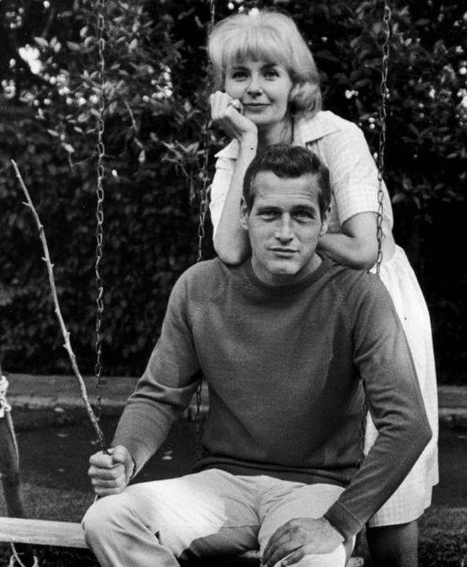 Hollywood&#039;s &quot;Golden Couple&quot; Paul Newman and wife, Joanne Woodward in 1965 50