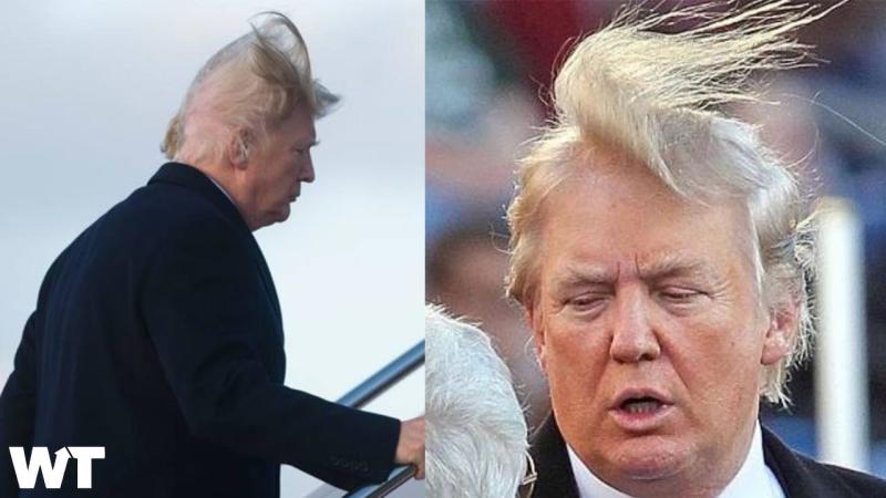 13. Trump’s hair is real. He gets his haircuts from his wife Melania.