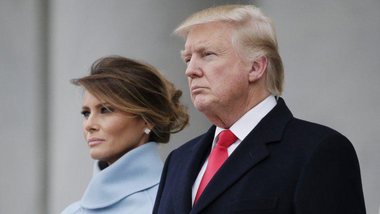 Donald Trump&#039;s inauguration didn&#039;t give a great first impression of his marriage 5