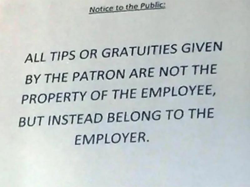 Unfair Tipping Rule
