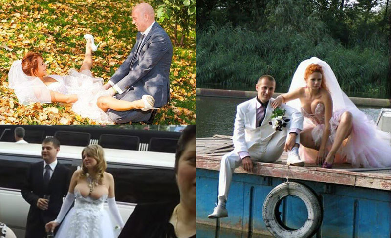 Hilariously Awkward Wedding Photos That Will Make You Cringe