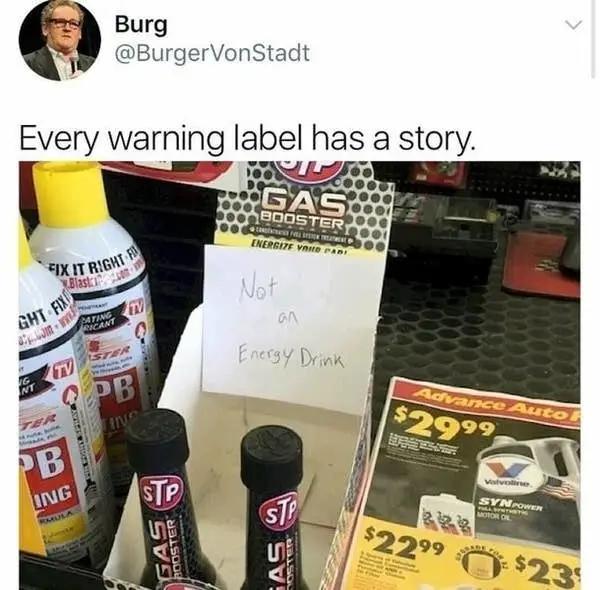Finally, This Is Why We Have Warning Labels Everywhere
