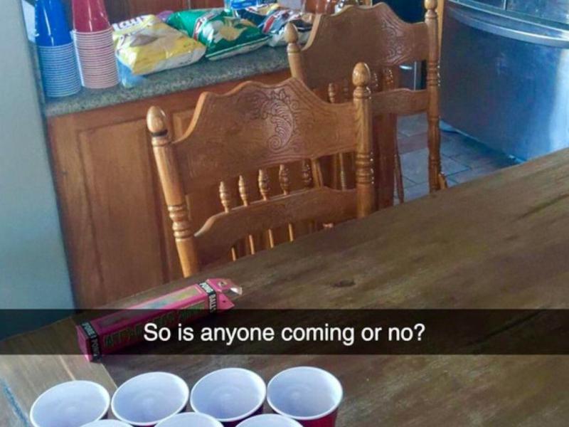 The Loneliest Beer Pong Game Ever