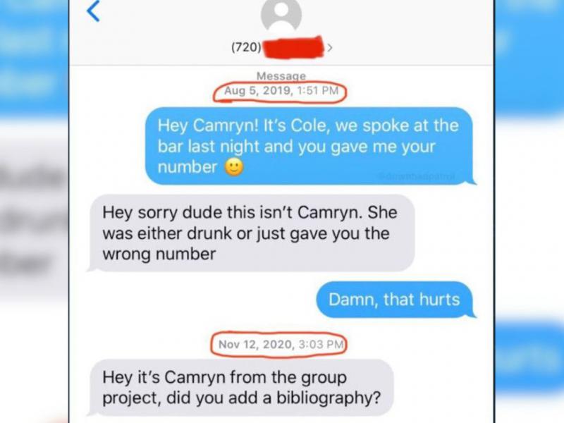 Sorry, Right Number!