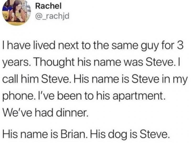 His Name Was Not Steve