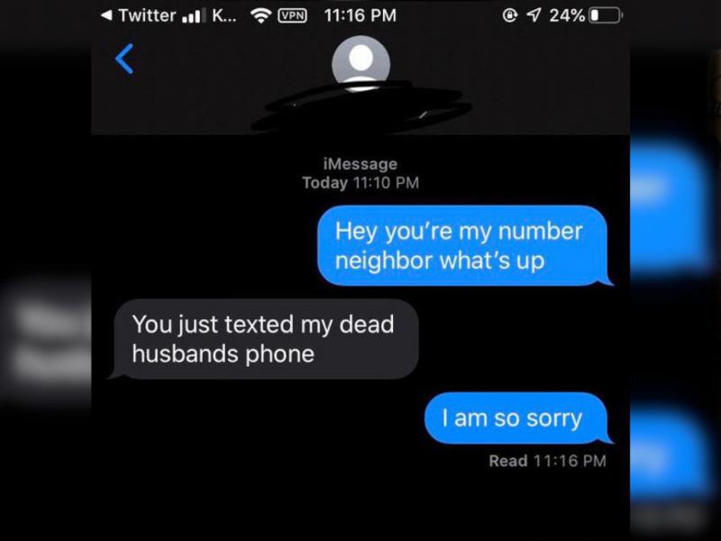You Texted My Dead Husband