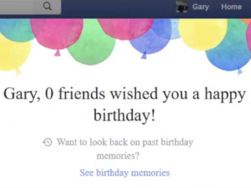 Gary Has 0 Friends