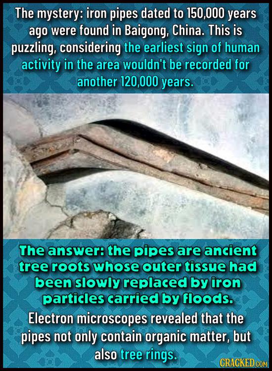 150,000 Year Old Plumbing