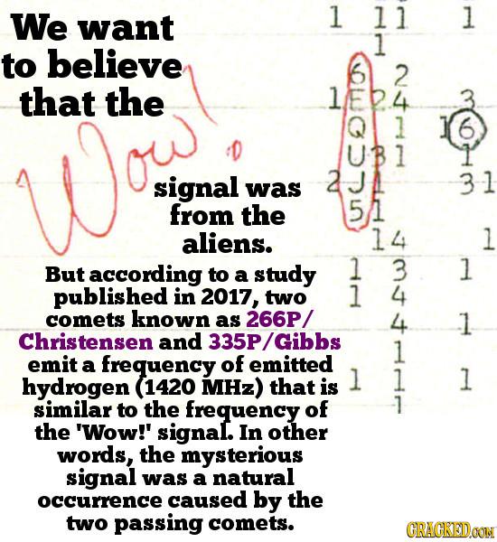 WOW! Alien Signal