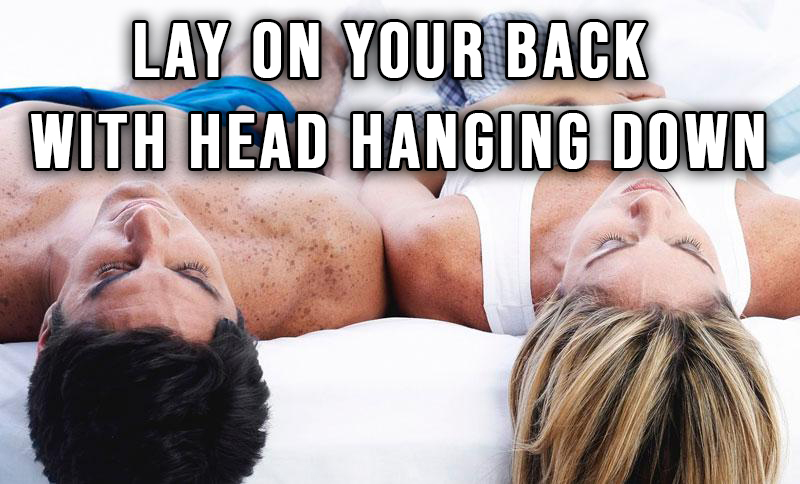 Hanging Your Head While Lying Down 1