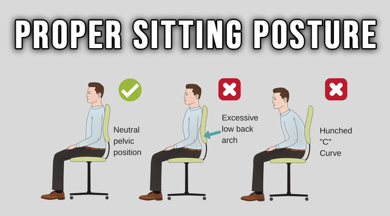 Practice Proper Sitting Posture 6