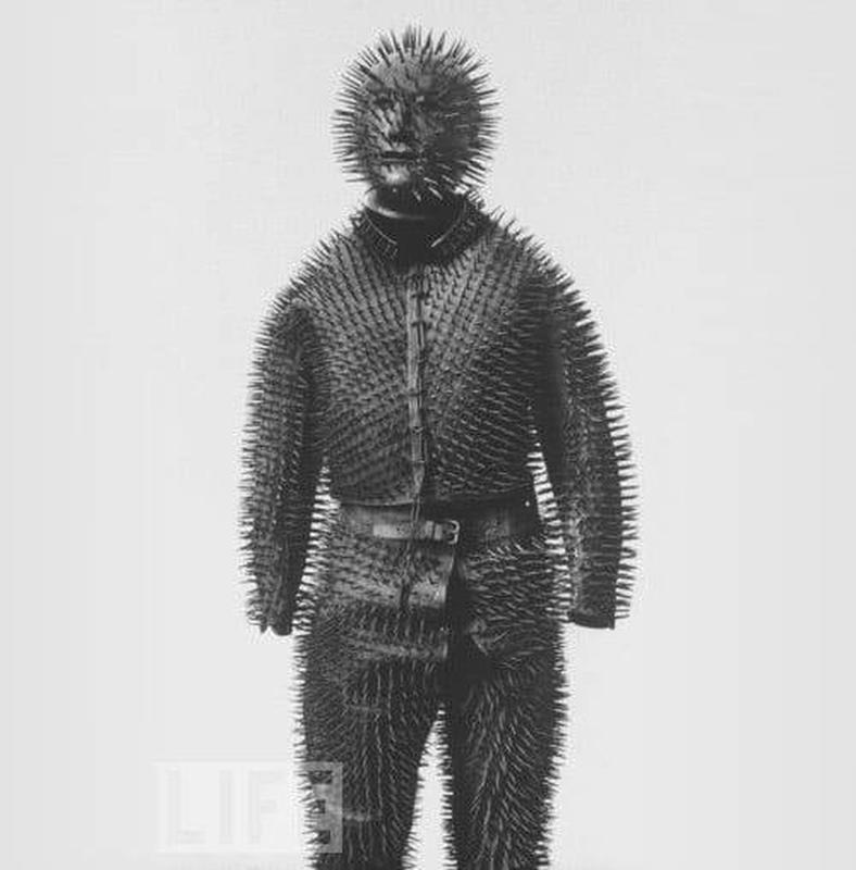 Siberian bear-hunting armor from the 1800s