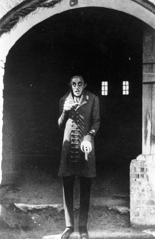 Nosferatu, the first cinematic representation of Dracula, 1922