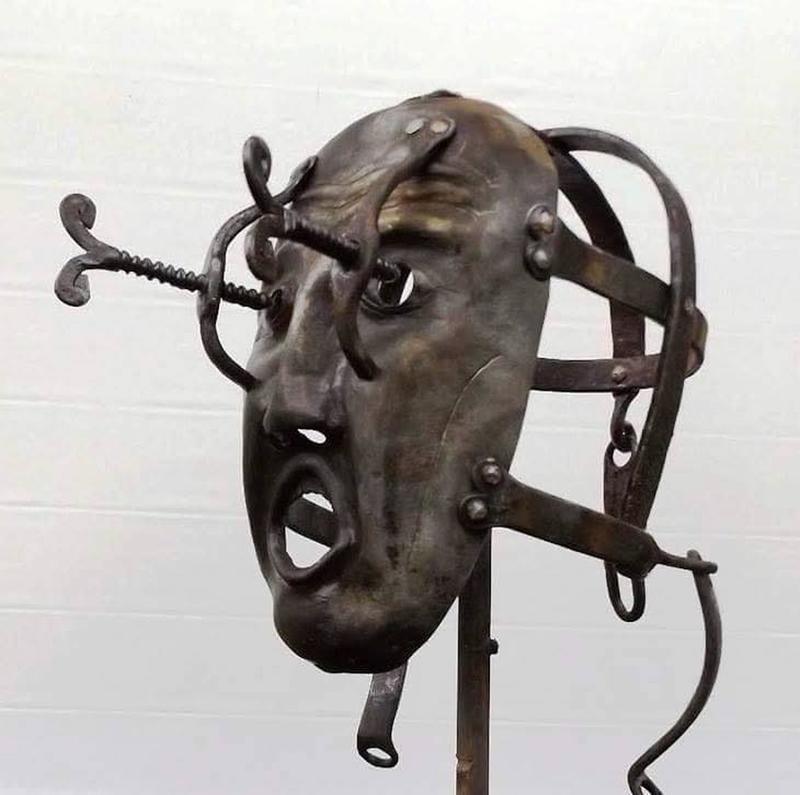If a wife talked too much during the Middle Ages, you were often forced to wear metal torture devices on their face to serve as punishment by their husbands.