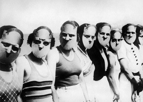 Participants of a "Miss Lovely Eyes" contest held in Florida, 1930.