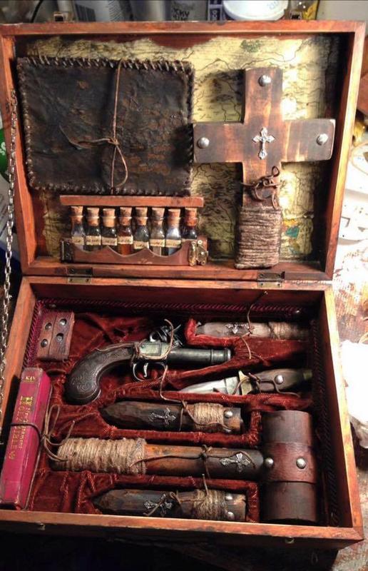 A 19th Century vampire hunting kit.
