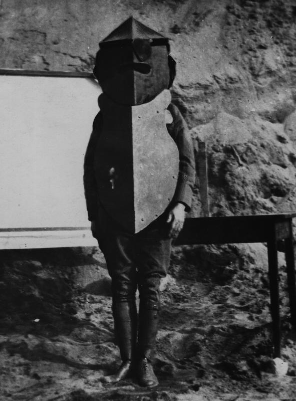 During World War I, U.S. soldiers used this body armor for protection.