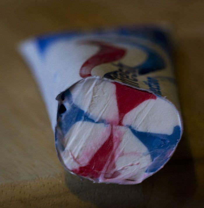 Toothpaste Pattern Inside The Tube.
